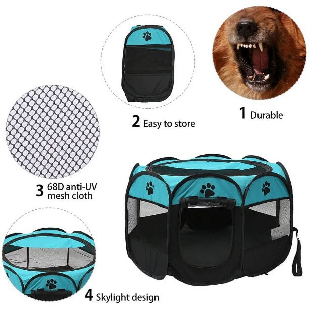 Portable Puppy Pet Tent 