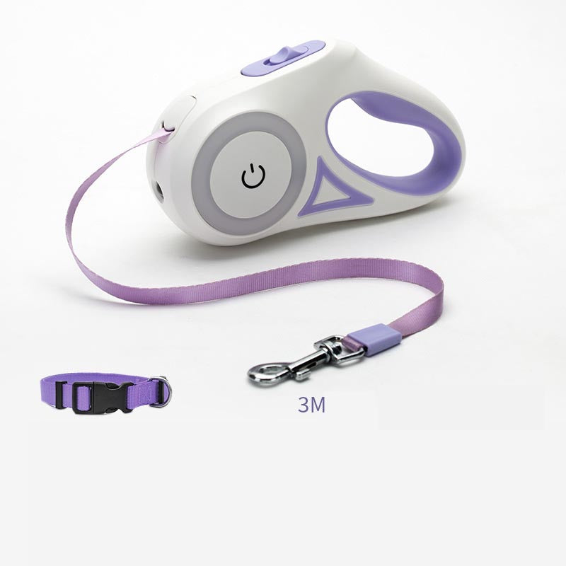 Color & Ligth Retractable Leash