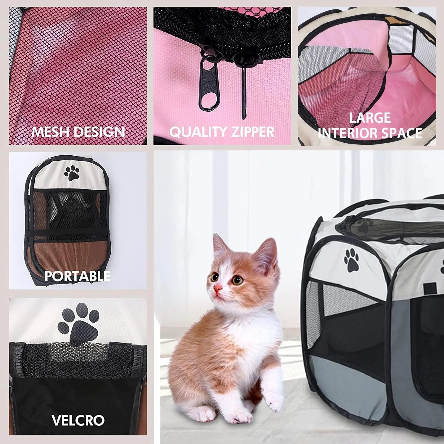 Portable Puppy Pet Tent 