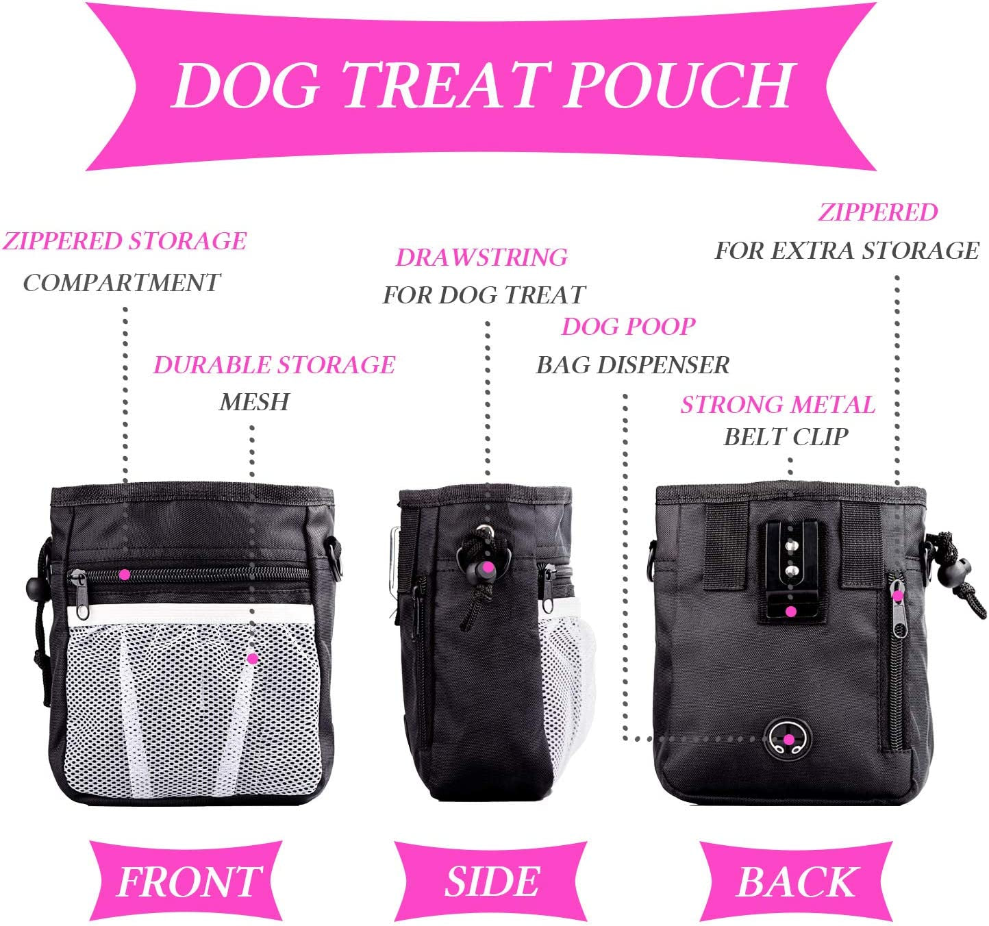 Dog Training Treat Pouch 2 