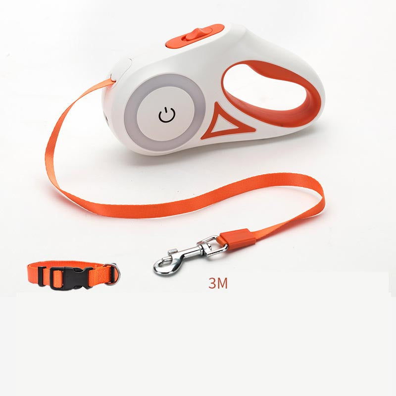 Color & Ligth Retractable Leash